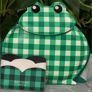 Kate Spade New York Hoppkins Frog Crossbody and Wallet